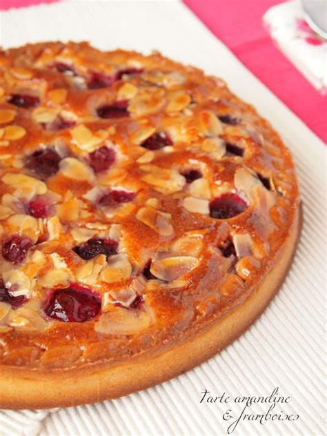 Tarte amandine et framboises