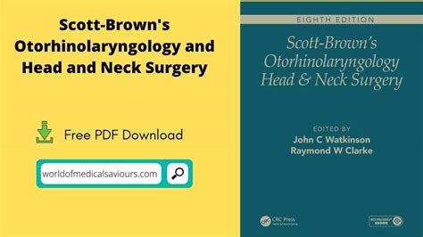 Scott Browns Otorhinolaryngology And Head And Neck Surgery