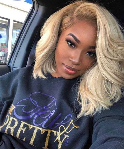 Cute Wavy Bob Hairstyles Wigs For Black Women Lace Front Wigs Human