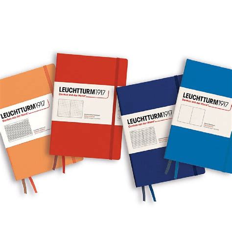 Leuchtturm 1917 Notebook A5 Lobster Ruled Soft Cover