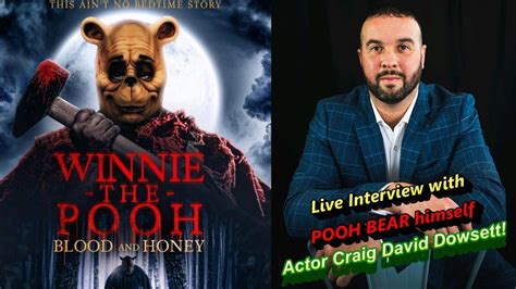 Live Interview With Actor Craig David Dowsett From Winnie The Pooh