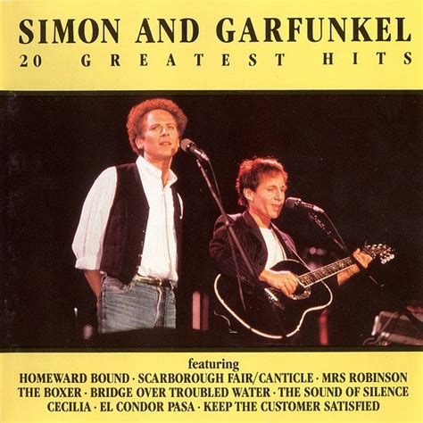 Simon And Garfunkel 20 Greatest Hits Cd Compilation Discogs