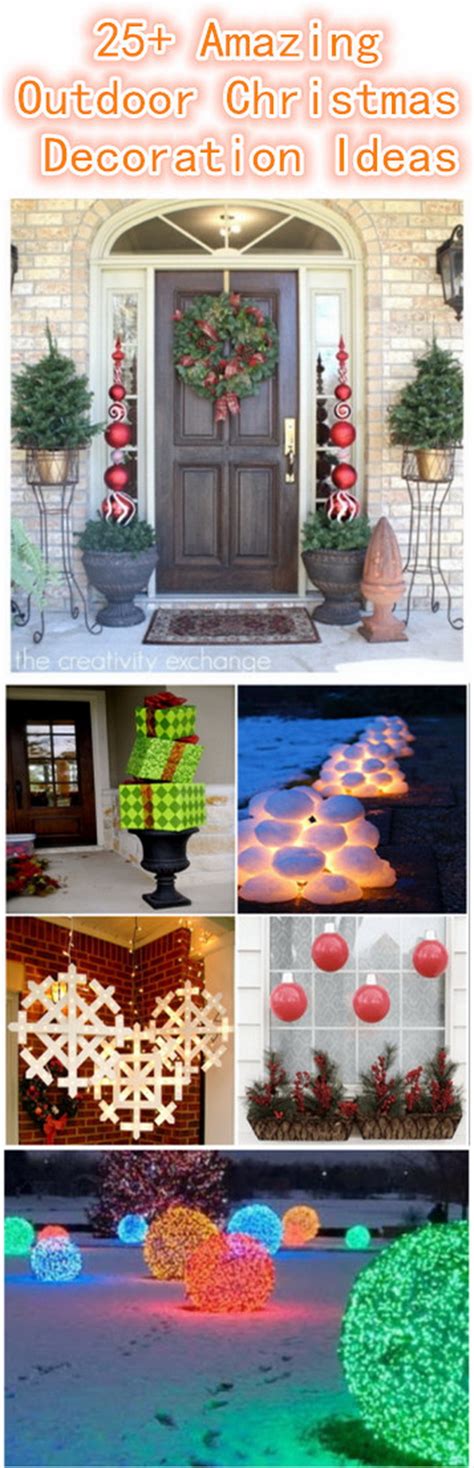 30 Amazing Diy Outdoor Christmas Decoration Ideas For