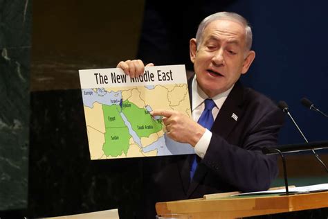 Netanyahu Shows Map Of New Middle East Without Palestine To United Nations Truthout