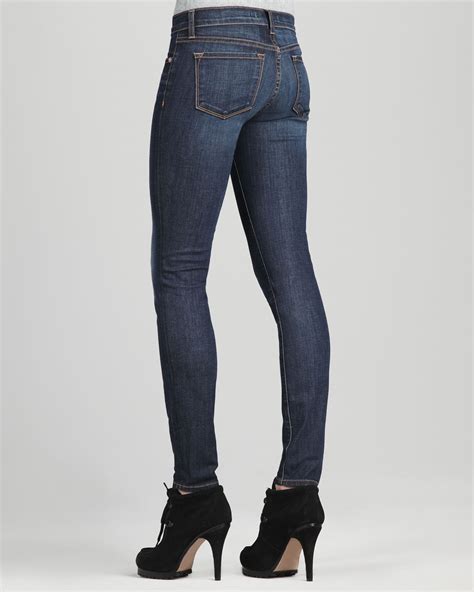 J Brand Jeans Mid Rise Dark Vintage Skinny Jeans