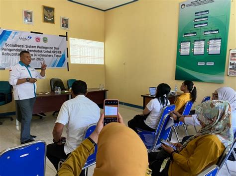 Dinas P2kbp3a Dan Bkkbn Malut Sosialisasi Sistem Pengendalian Penduduk