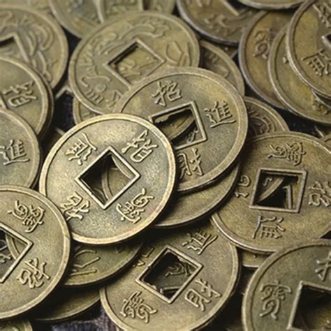 100pcs Chinese Feng Shui Lucky Chingancient Coins Set Educational Ten