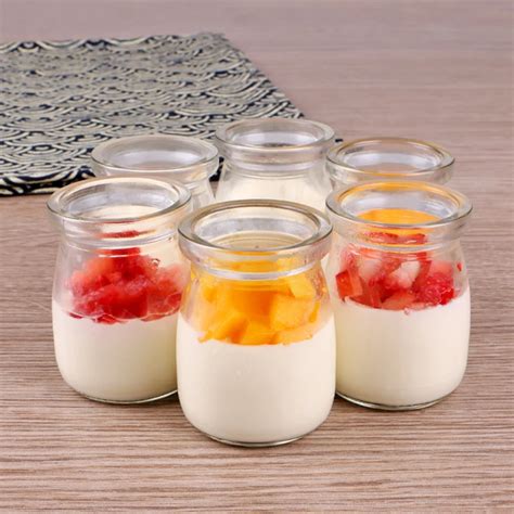 1pc 100ml Candy Jar Glass Jars And Llids Milk Bottle Yoghourt Jelly Mousse Dessert Bottle