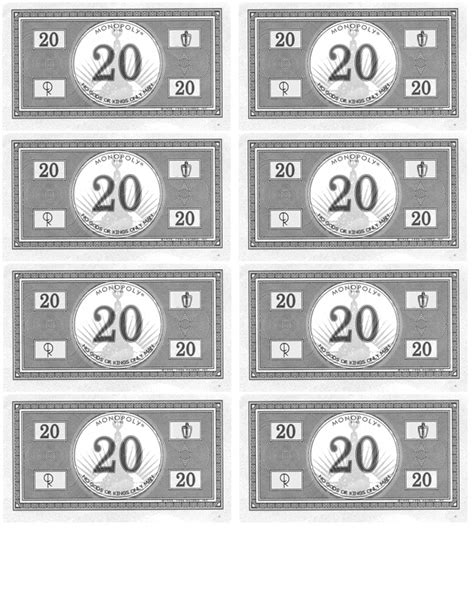 Free Monopoly Money Printable