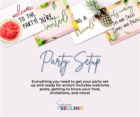 Summer Food Facebook Party Graphics For Direct Sellers Savvy Selling