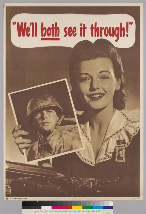 We Ll Both See It Through Us Army Gpo Artist Victor Keppler C 1944 Army Poster Wwii