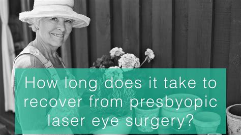 Check spelling or type a new query. How long does it take to recover from presbyopic laser eye ...