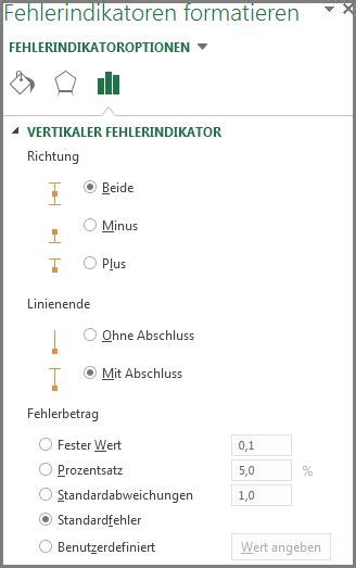 Check spelling or type a new query. Hinzufügen von Fehlerindikatoren in einem Diagramm ...