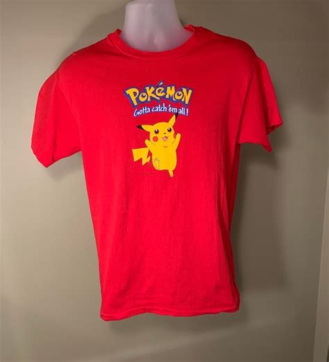 pokémon pikachu gotta catch ‘‘em all t shirt 1999 nin… gem