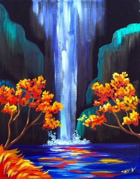 Easy Fall Acrylic Paintings Kermit Palma