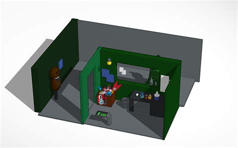 3d Design Fnaf 3 Office Tinkercad