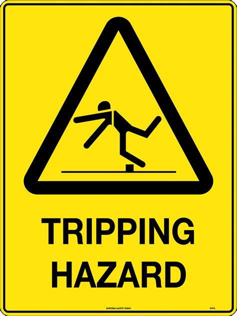Hazard signs free vector we have about (8,559 files) free vector in ai, eps, cdr, svg vector illustration graphic art design format. Tripping Hazard | Uniform Safety Signs