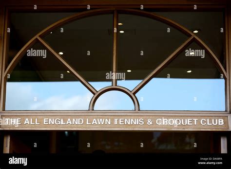 The All England Lawn Tennis And Croquet Club Members Entrance At