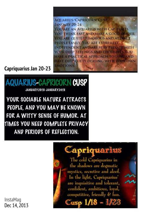 Capriquarius January 20 23 Think Fast Feelings Inner Me