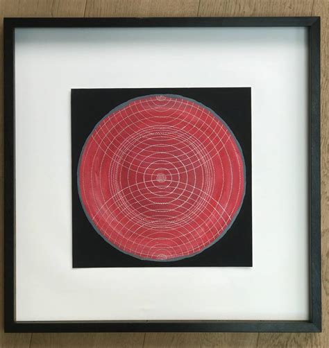 Red Circle Painting By Lina Sadziuviene Saatchi Art