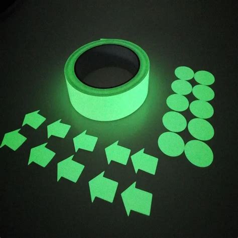 Eco Friendly Photoluminescent Luminous Vinyl Glow In The Dark Grip Tape