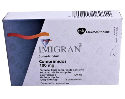 Imigran Imitrex Sumatriptan Mg Tabs Starting With I Medsmex