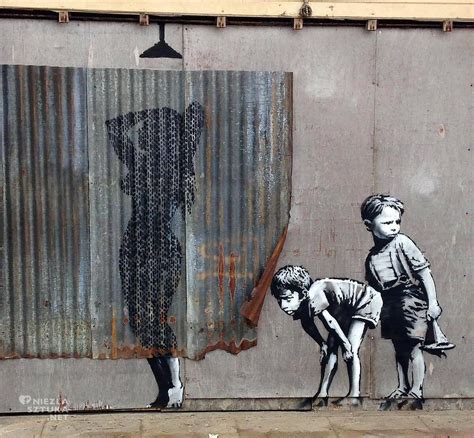 Banksy Geniusz graffiti Niezła sztuka