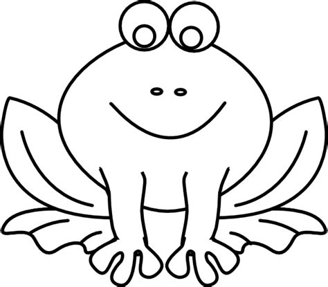 Frog Outline Clip Art At Vector Clip Art Online Royalty Free And Public Domain