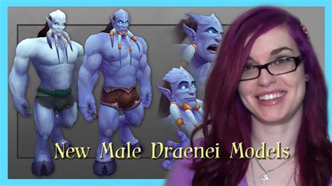 New World Of Warcraft Male Draenei Models Youtube