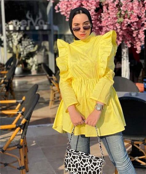 ruffle blouses with hijab just trendy girls