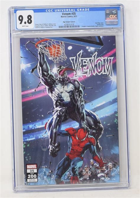 Venom 35 Marvel 2021 200 Kael Ngu Spider Man Basketball Slam Dunk Var