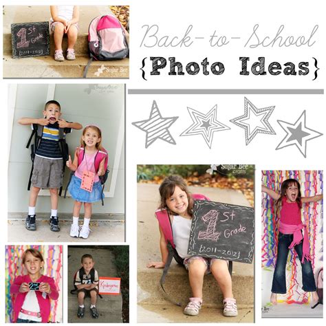 First Day Of School Photo Ideas Sugar Bee Crafts