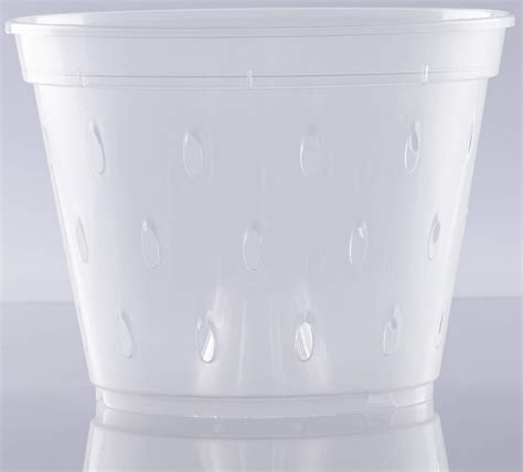 Amazon Com Inch Orchid Breathable Slotted Clear Plastic Pot