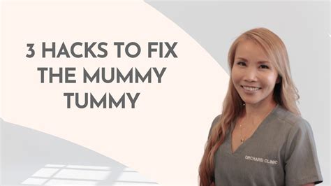 3 Hacks To Fix The Mummy Tummy Youtube