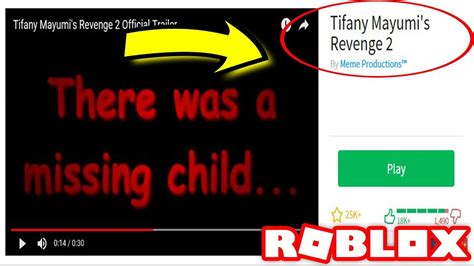 Tifany Mayumi S Revenge Roblox Youtube