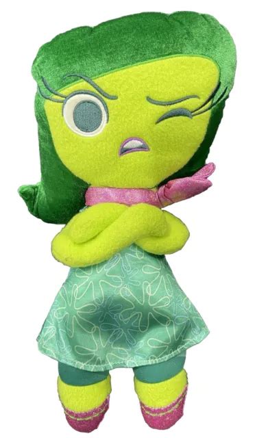 12and Disgust Inside Out Movie Disney Pixar Plush Stuffed Animal Doll