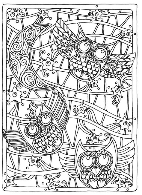 1.0 out of 5 stars 1 rating. OWL Coloring Pages for Adults. Free Detailed Owl Coloring ...