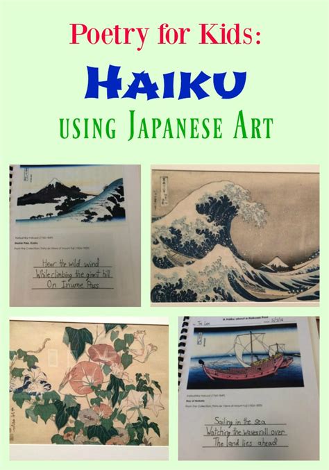 Poetry For Kids Haiku Using Japanese Art Poetry For Kids Japanese