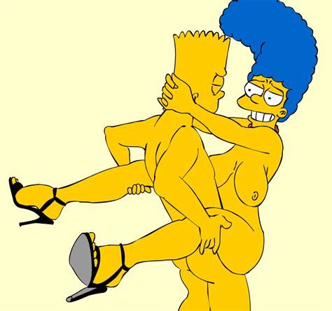 Xbooru Big Ass Big Breasts Blue Hair Breasts Fuck Hair Hentai Incest Marge Simpson Mother
