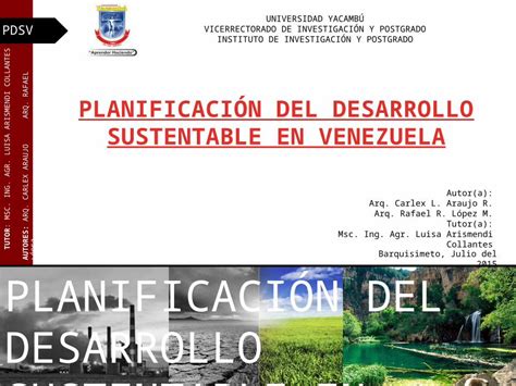 Pptx Planificacion De Desarrollo Sustentable En Venezuela Dokumen Tips