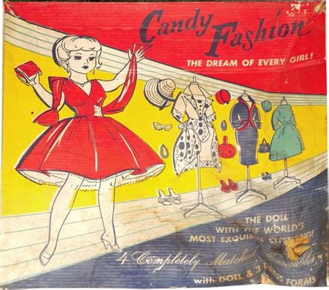 Candy Fashion Packaging 1962 Fashion Packaging Fashion Vintage