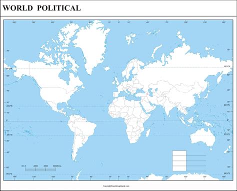 Printable Outline Map Of The World Printable Blank World Outline Maps