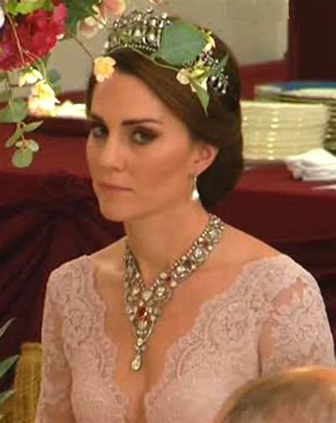 Kate Middleton Dazzles In Princess Dianas Tiara For State Banquet With
