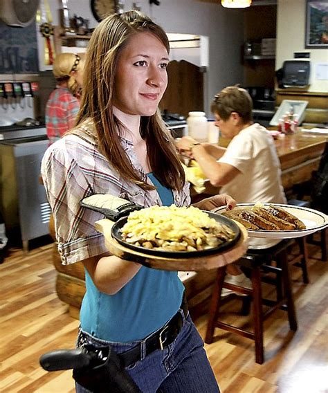 Waitresses Wear Guns On Their Hips At Shooters Grill Twin Cities