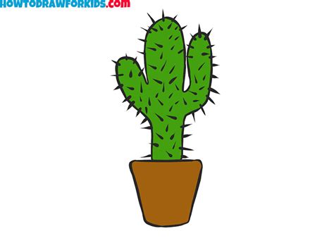 How To Draw A Cactus Drawing Projects Drawing Lessons