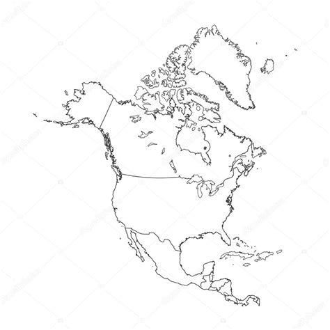 Disegno Di Mappa Dell America Del Nord Da Colorare Disegni Da Kleurplaten