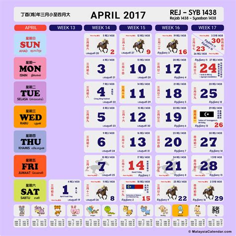 This benefits all parents and student to plan their holiday studies. Malaysia Calendar Year 2017 - Malaysia Calendar