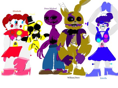 Fnaf Afton Family Sketches By Sisterbrine On Deviantart - Vrogue