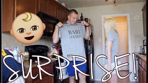 Surprise Pregnancy Announcement To Husband Youtube