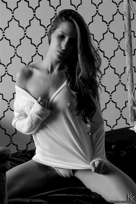 Kortney Kane Poses In Black And White Glamour Photos Porn Pictures Xxx